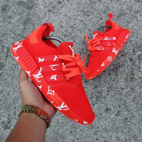 red louis vuitton adidas|louis vuitton sneakers price list.